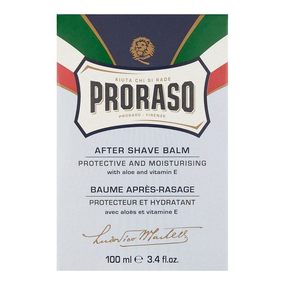 Baume après-rasage Proraso Blue E 100 ml 212Barber.com