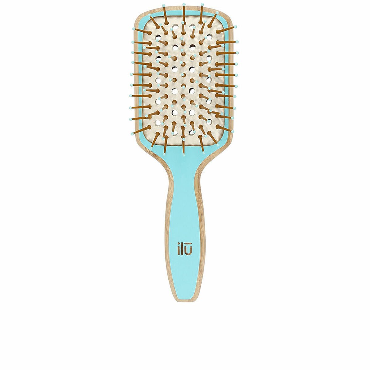 Brosse Démêlante Ilū Bamboom Carré Bleu 212Barber.com