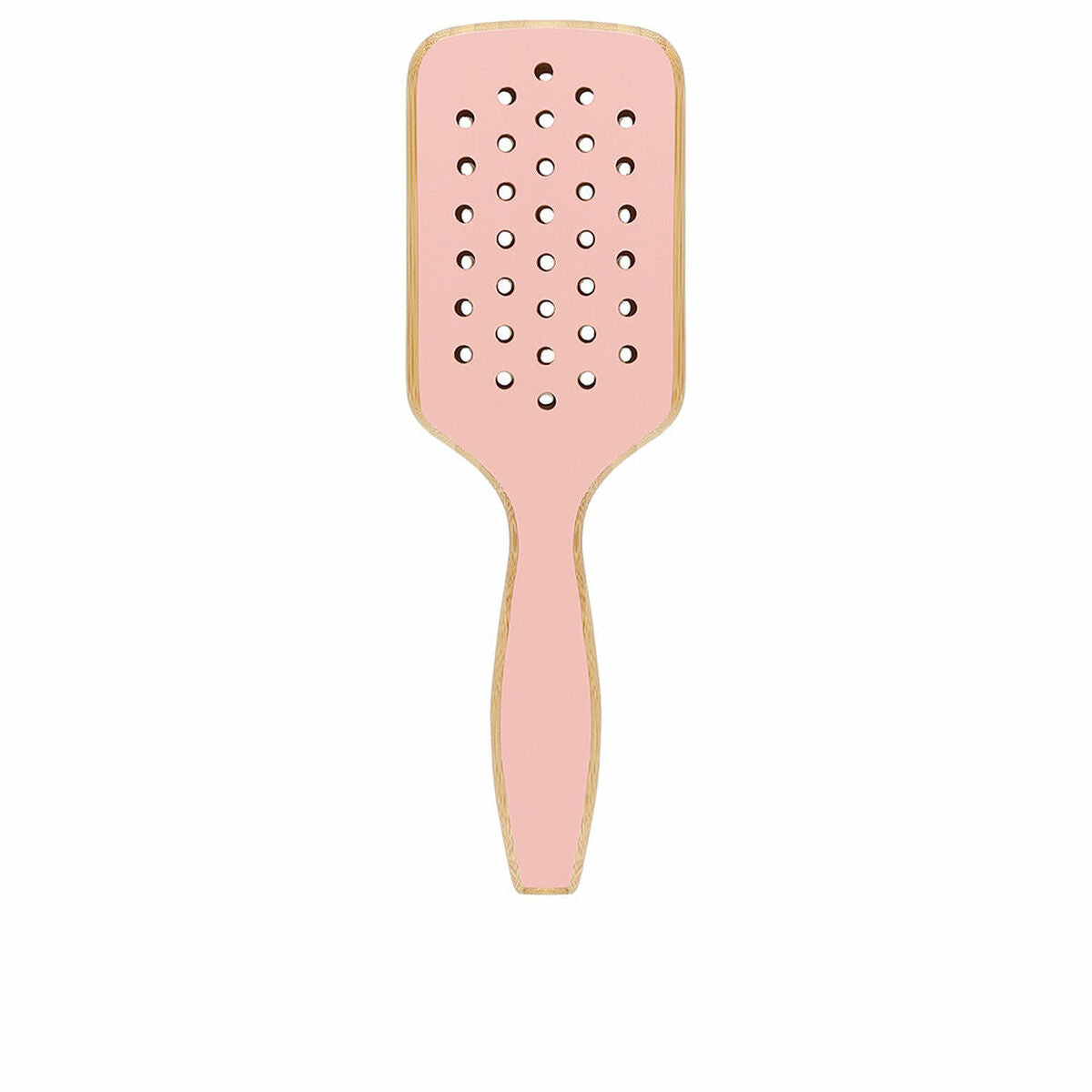 Brosse Démêlante Ilū Bamboom Carré Rose 212Barber.com