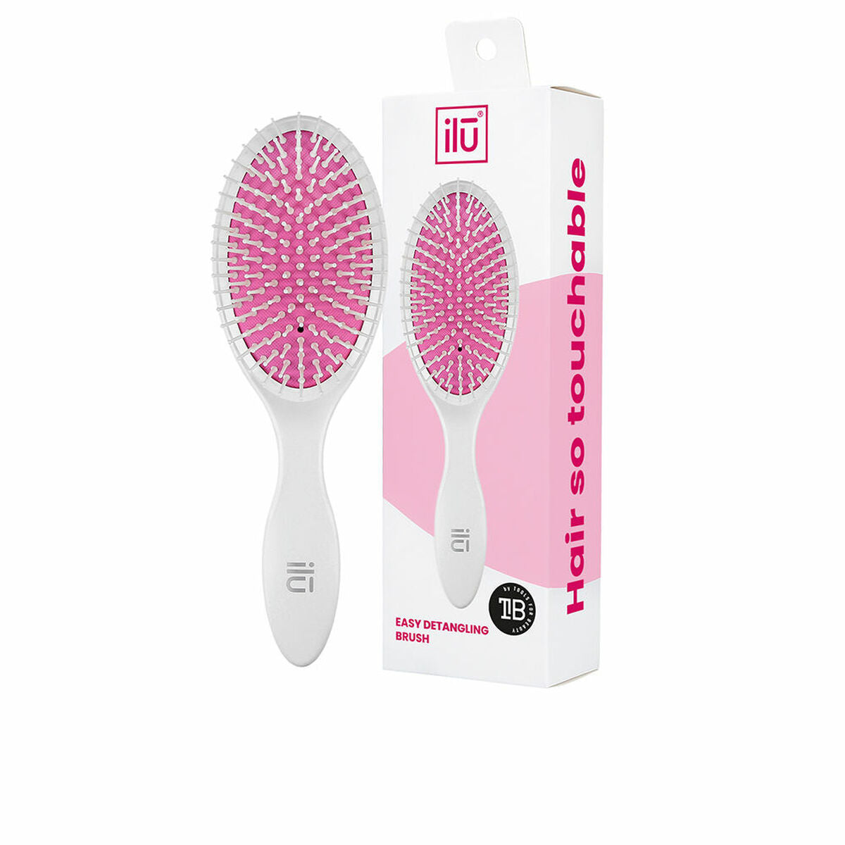 Brosse Démêlante Ilū Easy Detangling Oblongue 212Barber.com