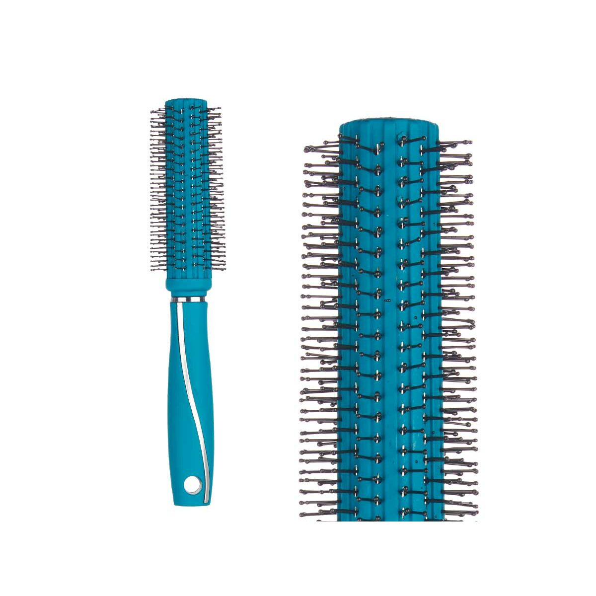 Brosse Ronde Vert Silicone Plastique (12 Unités) 212Barber.com