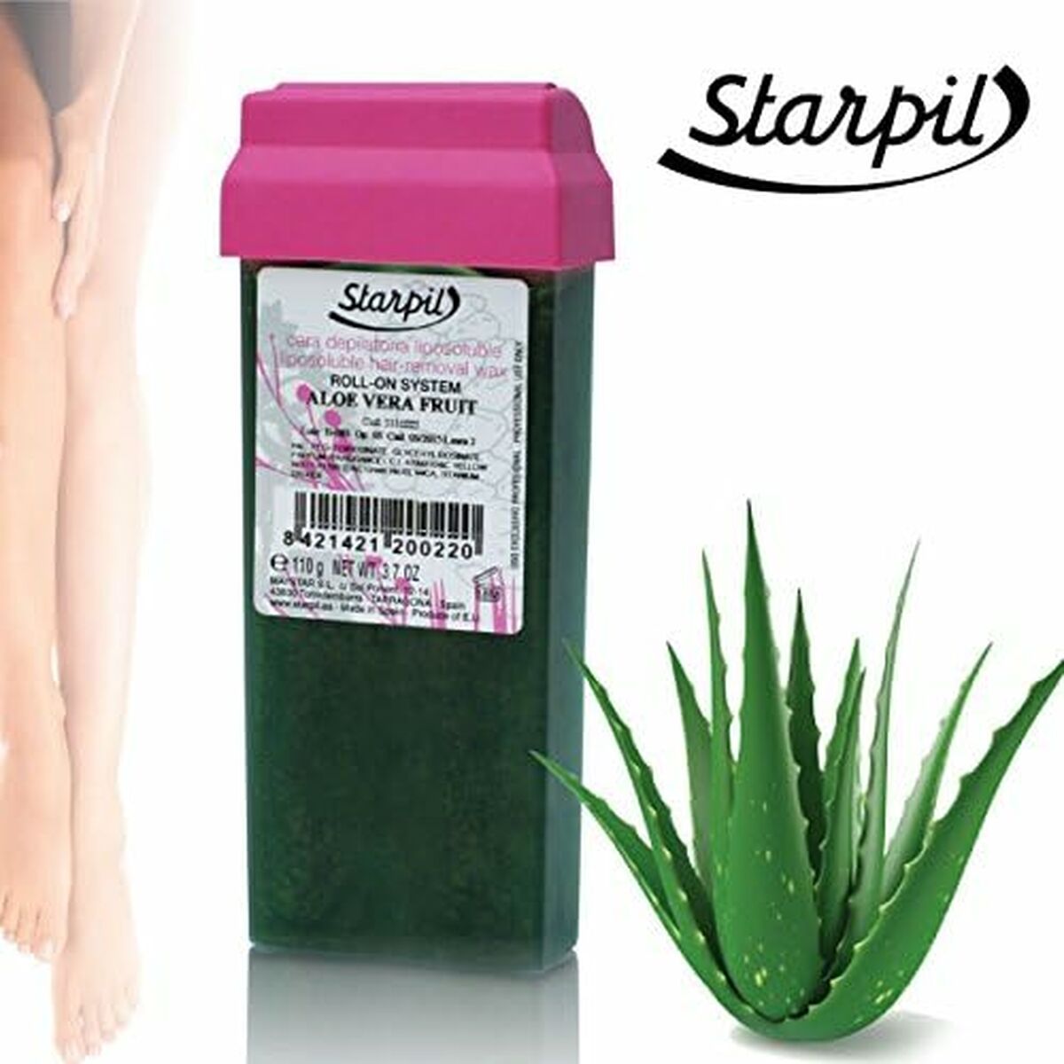 Cire Épilatoires Corporelle Starpil Roll-on Aloe 212Barber.com