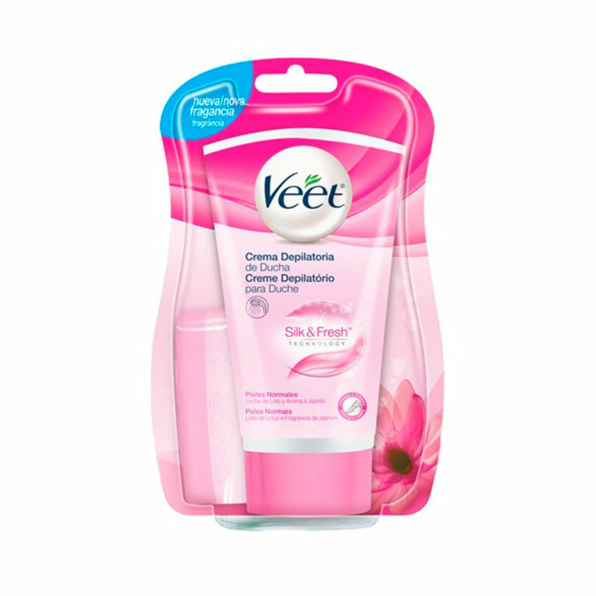 Crème Épilatoire Corporelle Veet Pure Ducha 150 ml 212Barber.com