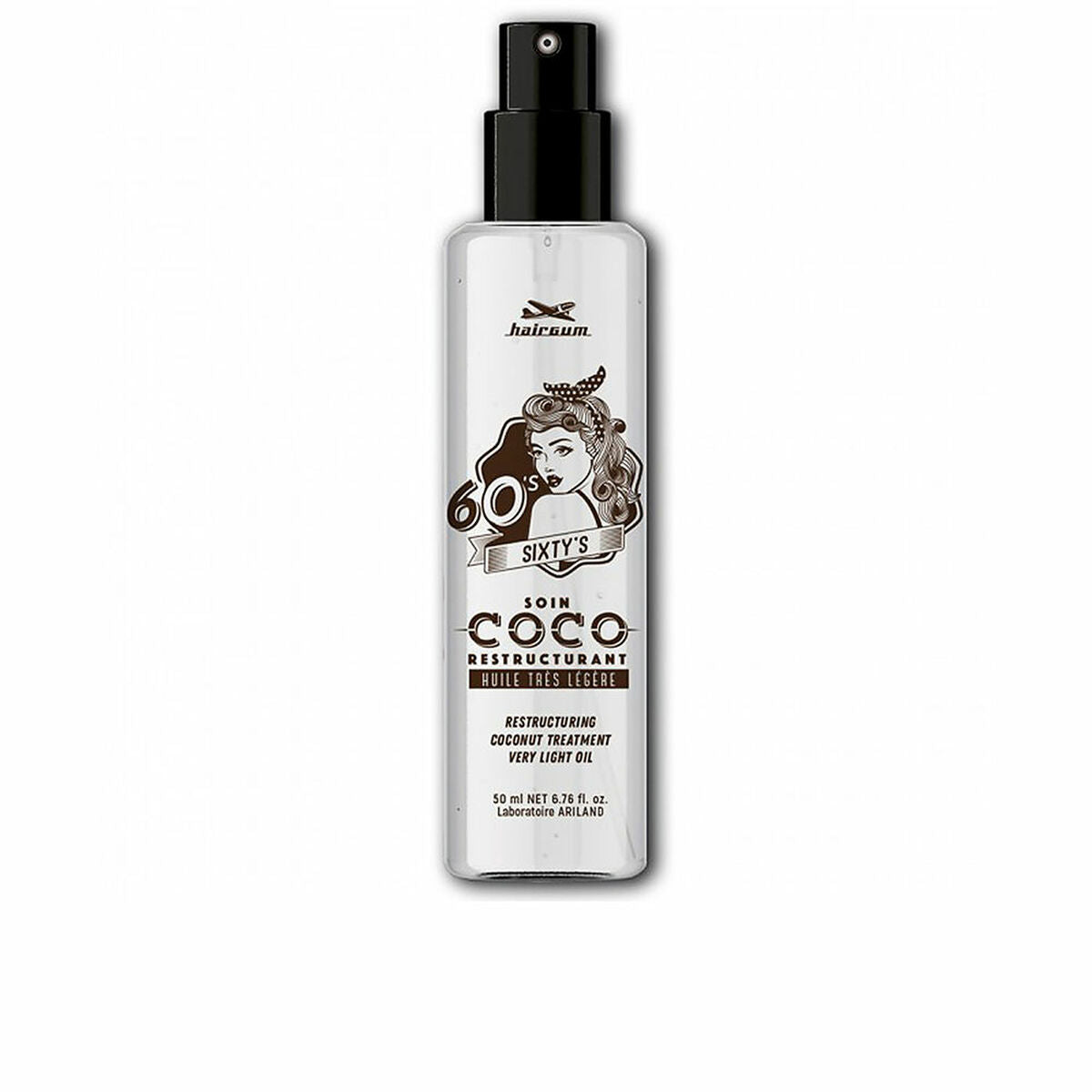 Huile de Protection Capillaire Hairgum S Coco 50 ml 212Barber.com