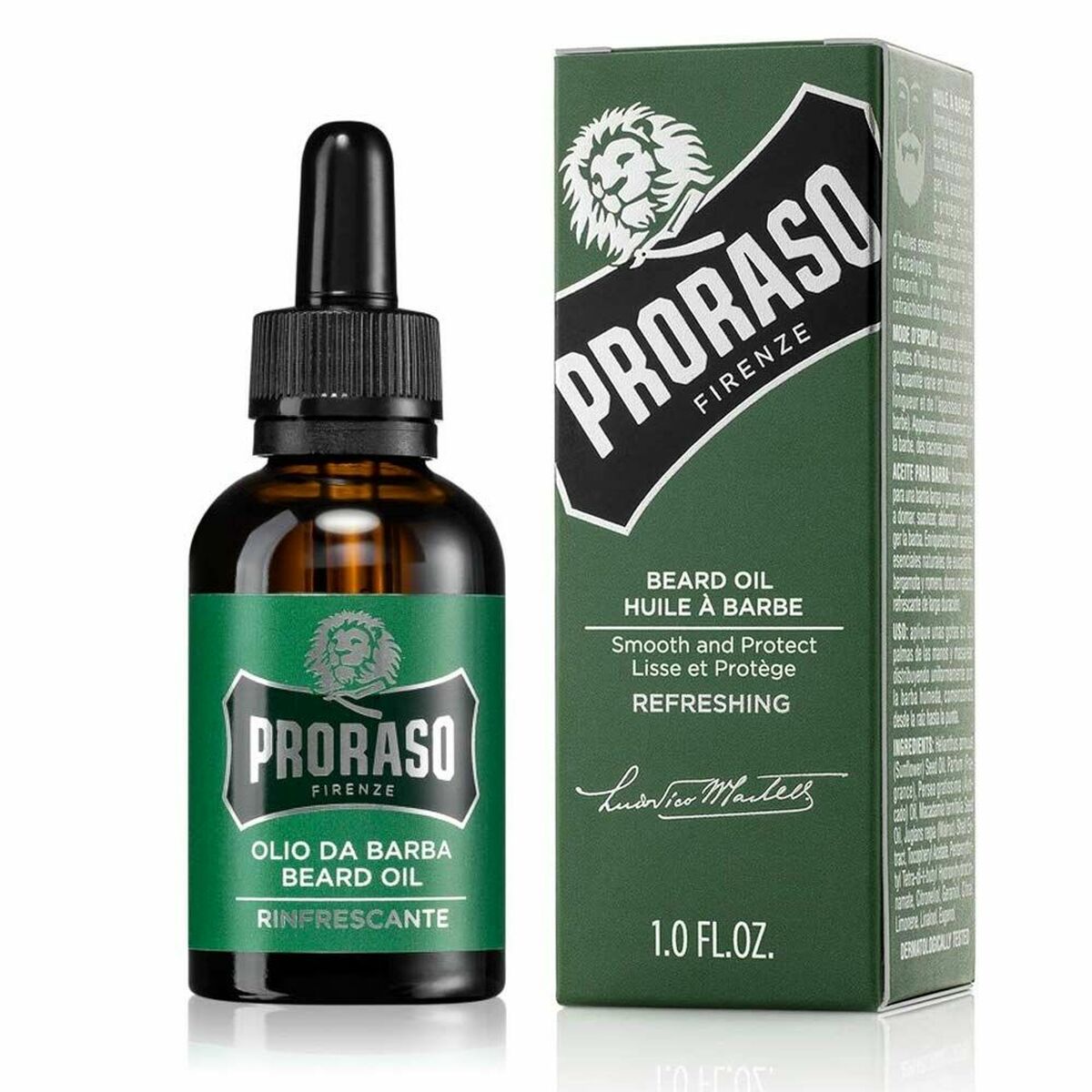 Huile pour barbe Proraso Rinfrescante 30 ml 212Barber.com