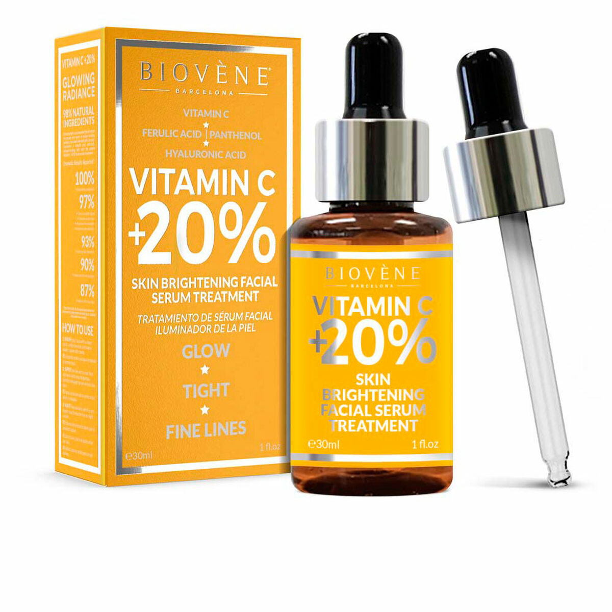 Sérum éclairant Biovène Vitamin C Vitamine C 30 ml 212Barber.com