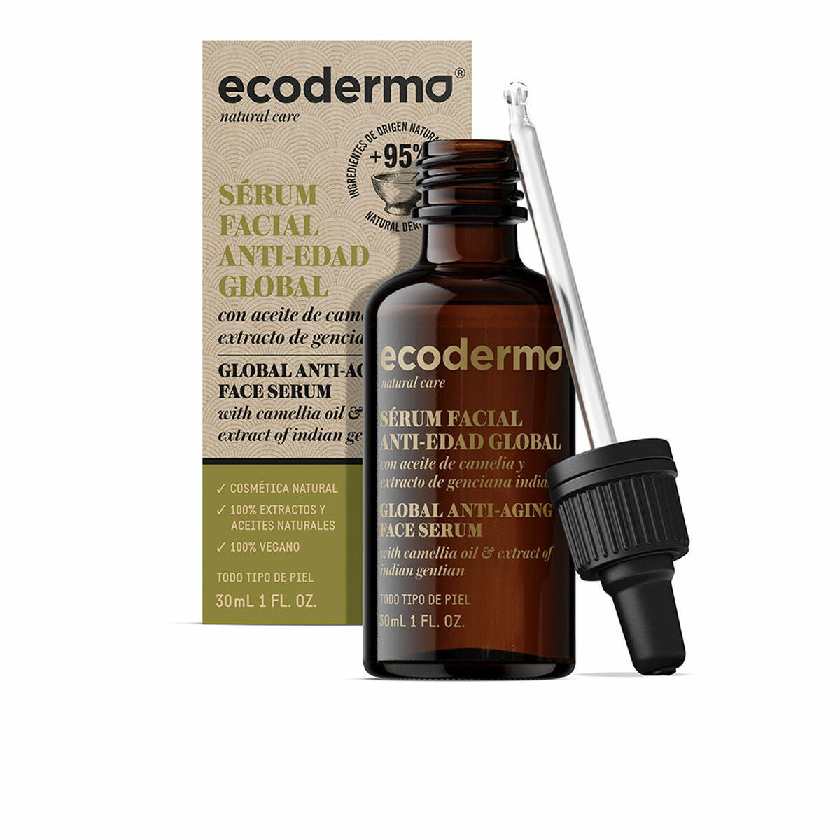 Sérum visage Ecoderma Anti-âge 30 ml 212Barber.com