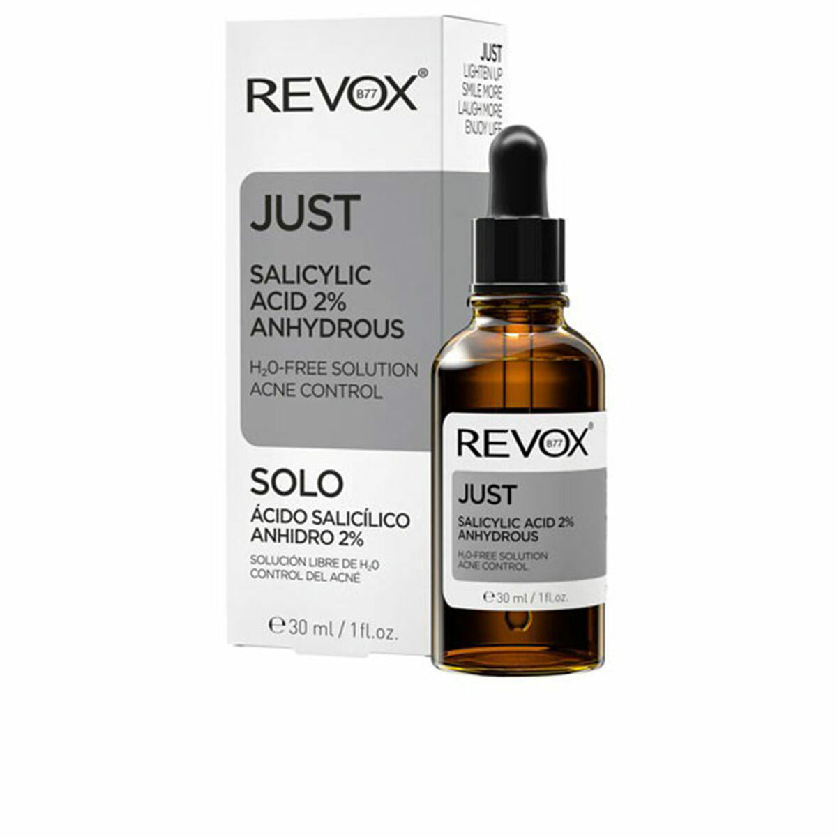 Sérum visage Revox B77 Just 30 ml Acide salicylique 212Barber.com