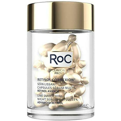 Sérum visage Roc Line Smoothing Rétinol Nuit 30 Capsules 212Barber.com