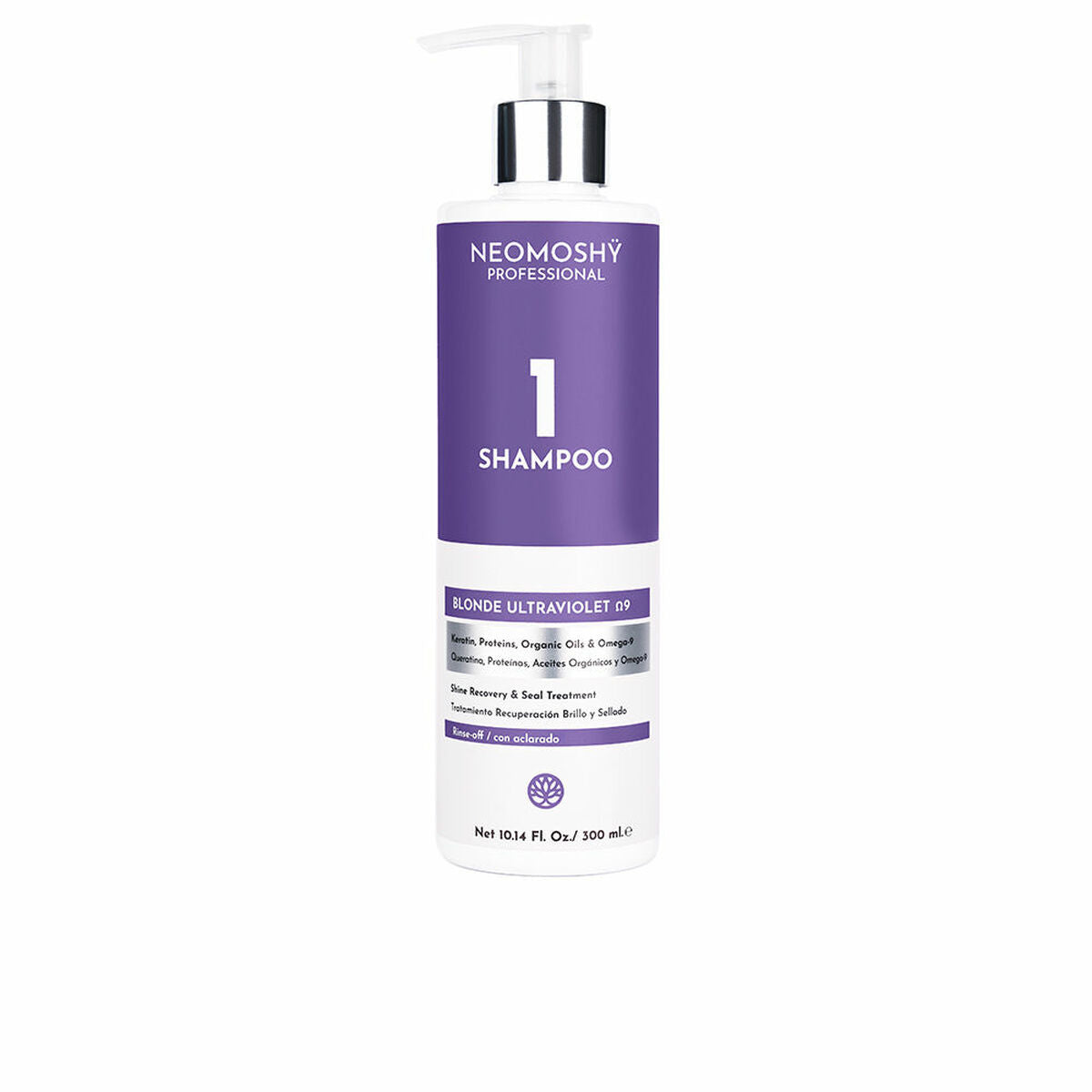 Shampoing Neutraliseur de Couleur Neomoshy Blonde Ultraviolet Ω9 (300 ml) 212Barber.com