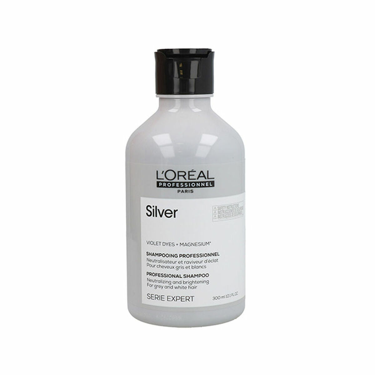 Shampooing pour Cheveux blonds ou gris Expert Silver L'Oreal Professionnel Paris (300 ml) 212Barber.com