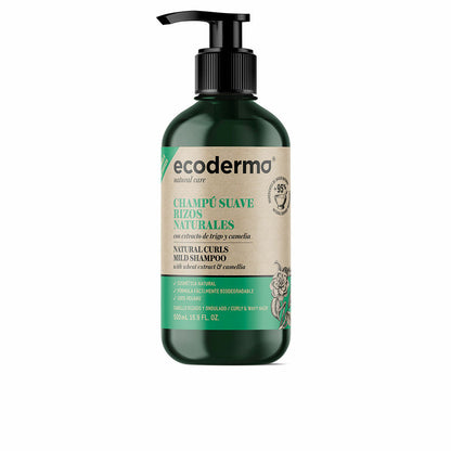 Shampooing pour cheveux bouclés Ecoderma ECO CHAMPÚ 500 ml 212Barber.com